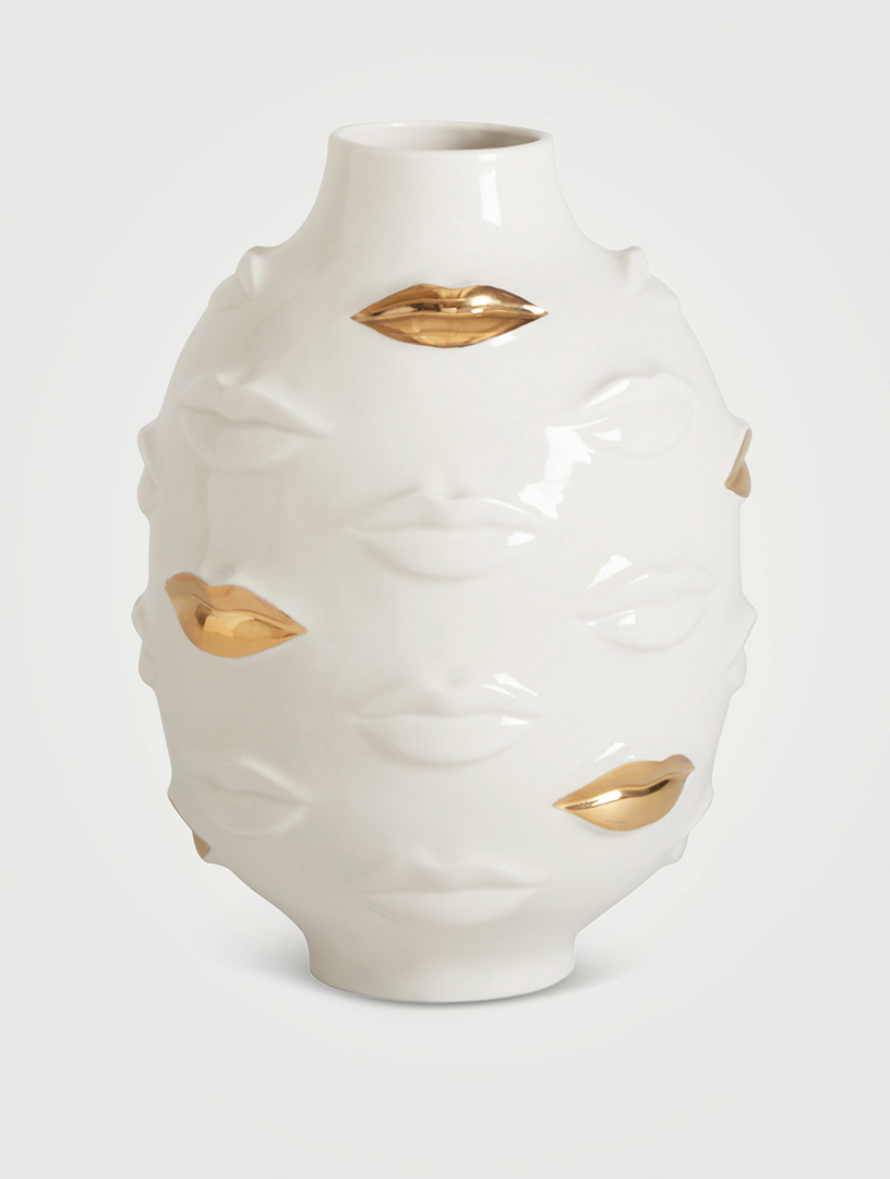 Gilded Gala Round Vase
