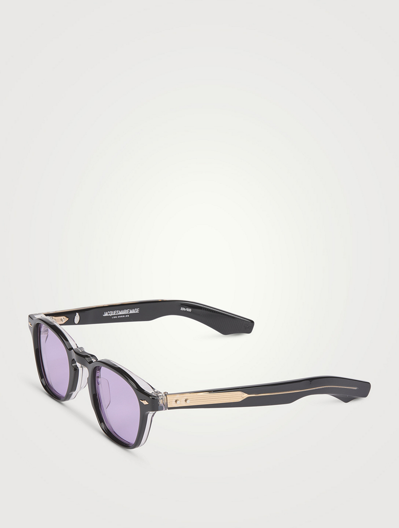 JACQUES MARIE MAGE Zephirin Round Sunglasses | Holt Renfrew
