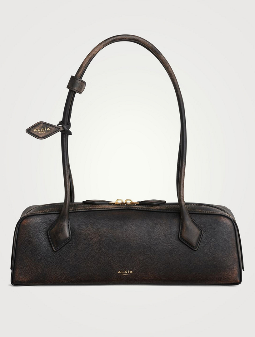 Medium Le Teckel Leather Shoulder Bag