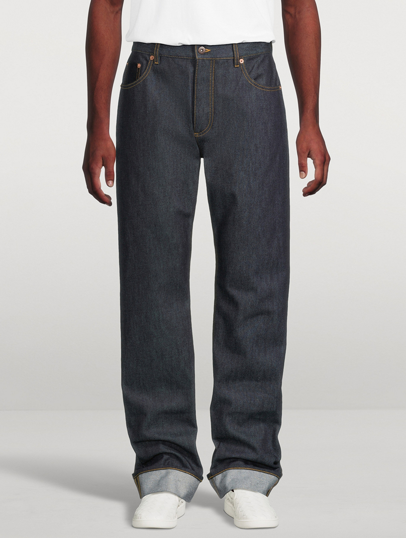 【関税&送料込】Bottega Veneta Vintage Indigo Denim Jeans 関税&送料込】Bottega Veneta Straight-Leg Denim Jeans 関税