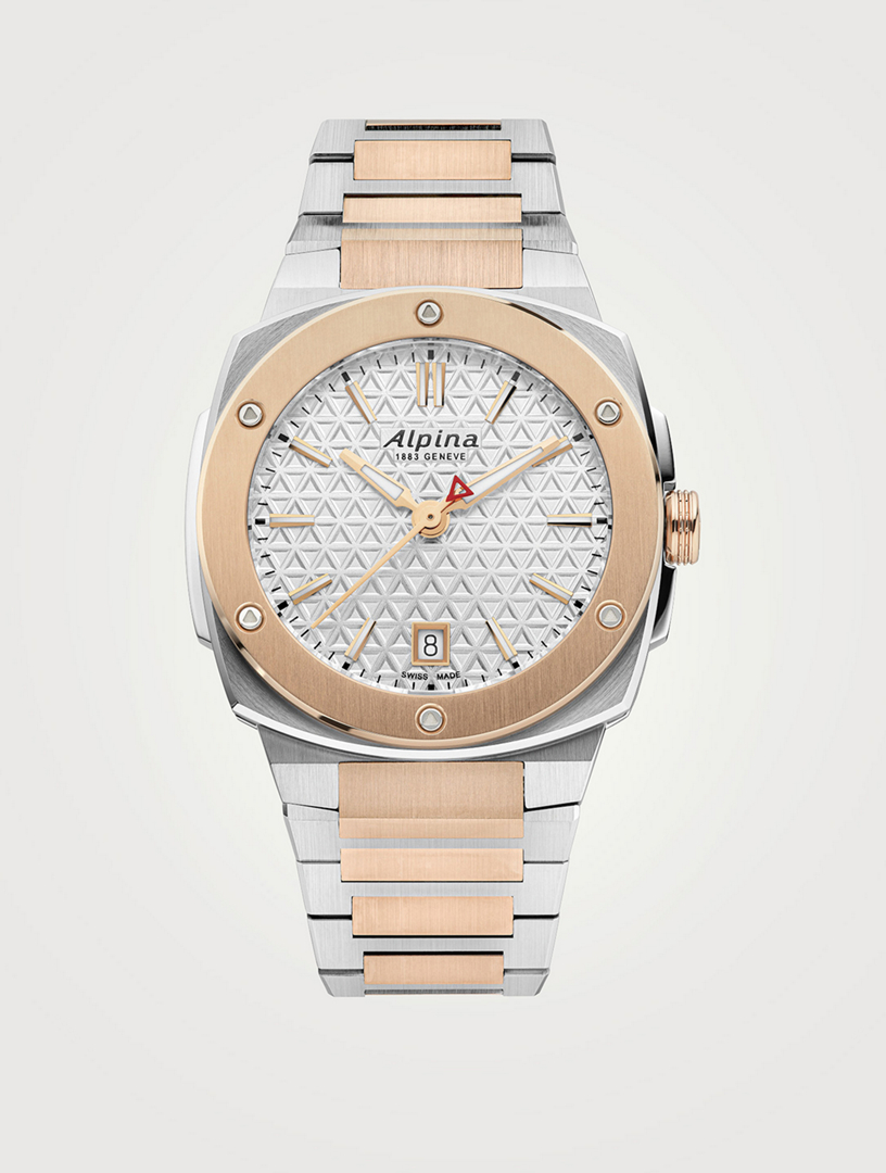 Extreme Quartz Two-Tone Stainless Steel Bracelet Watch