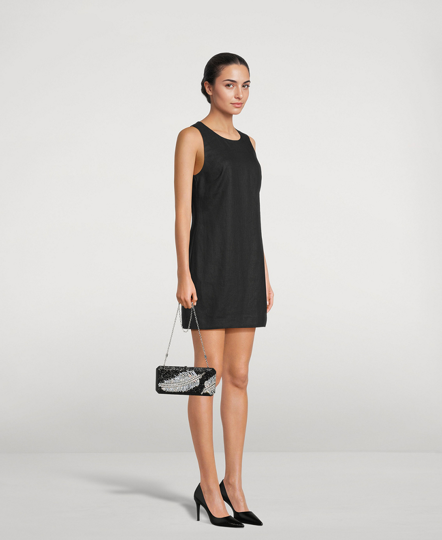 POSSE Ellen Linen Mini Dress | Holt Renfrew