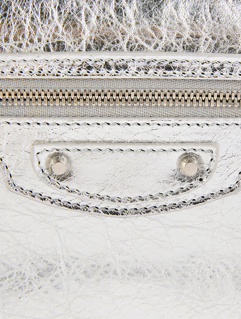 BALENCIAGA Le City Metallic Leather Wallet-On-Chain | Holt