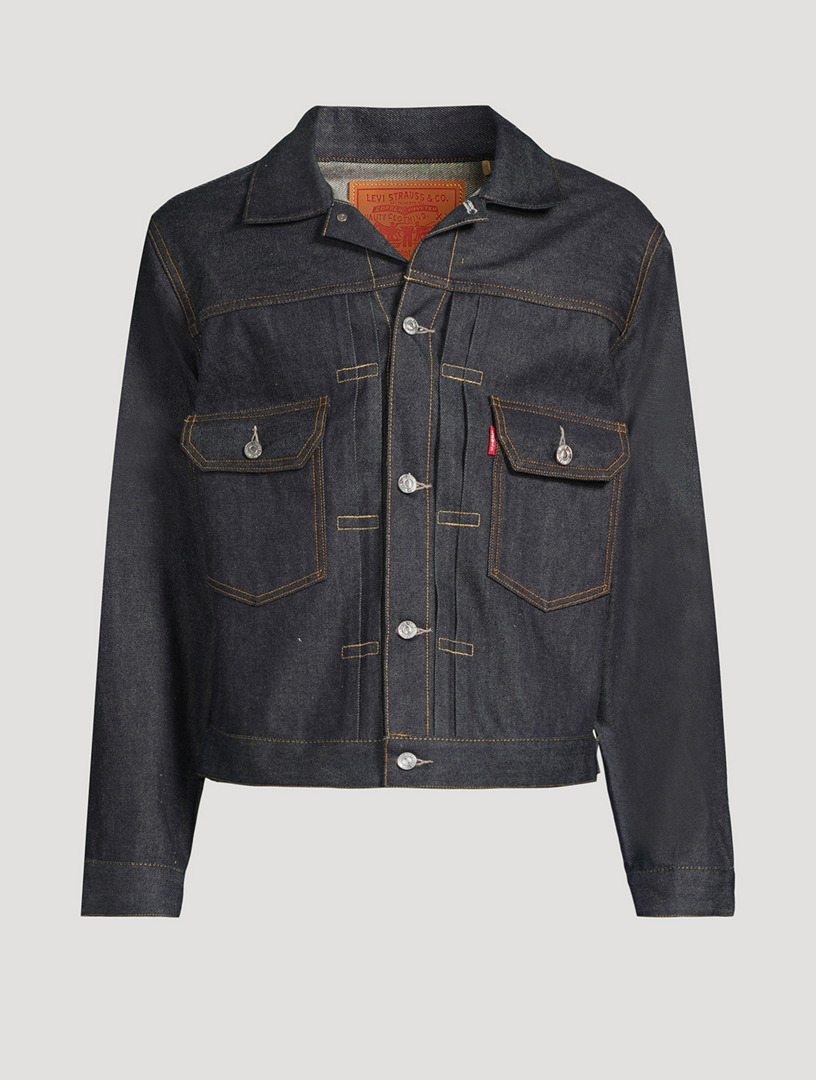 SACAI sacai x Levi's® Nylon And Denim Jacket | Holt Renfrew