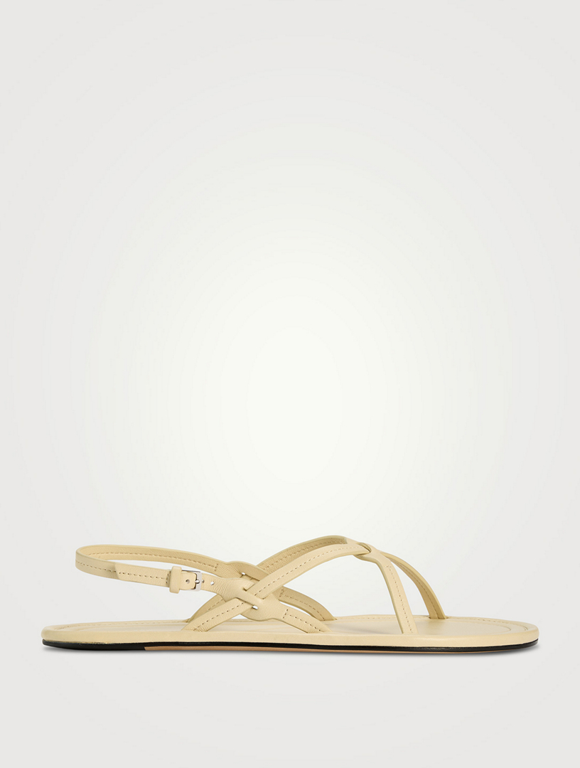 Malick Leather Slingback Sandals