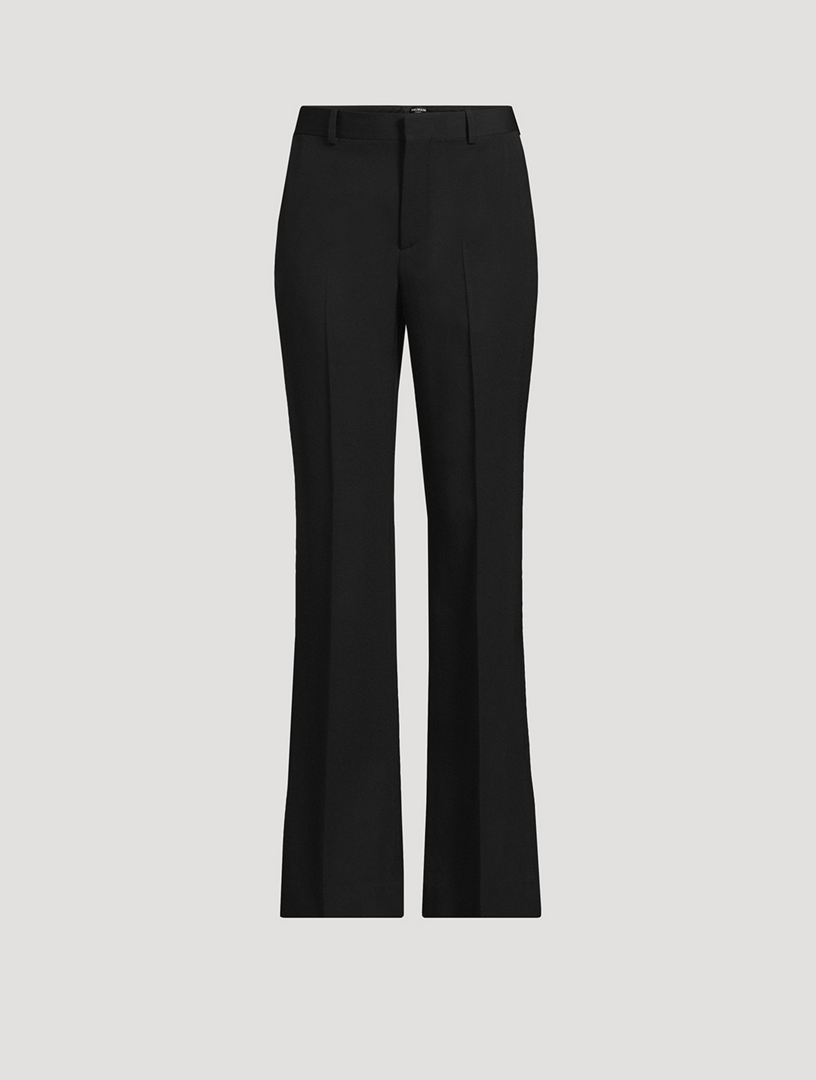 Grain de Poudre Straight Trousers