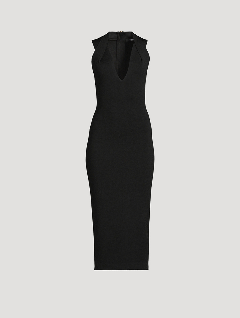 BALMAIN Fitted Midi Dress | Holt Renfrew