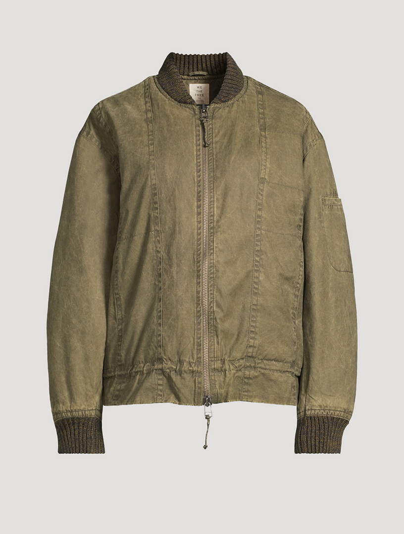 Jax Washed Bomber Jacket