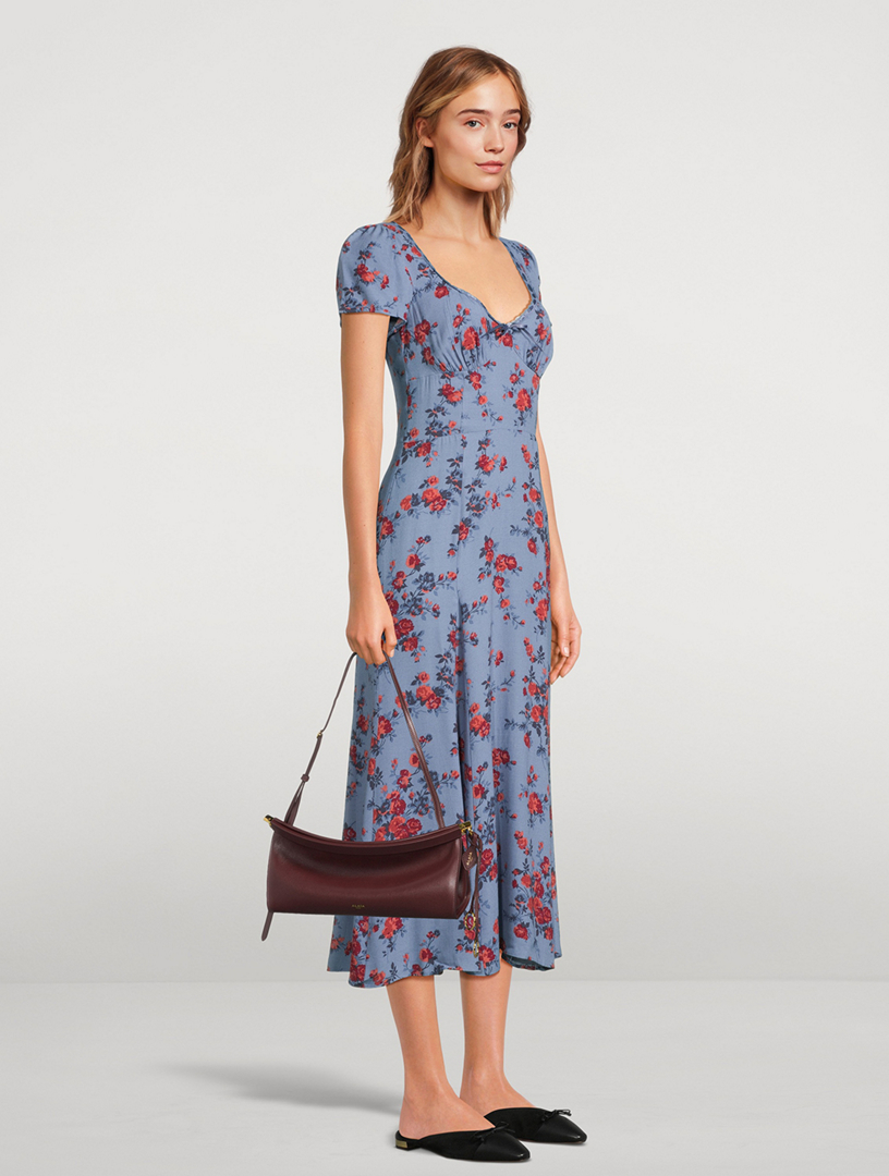 REFORMATION Afton Midi Dress In Floral Print | Holt Renfrew