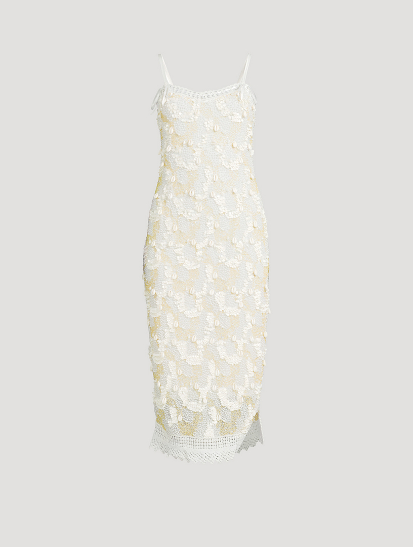 crystal beaded prom dress Gianna Beaded Midi Dress main image 1