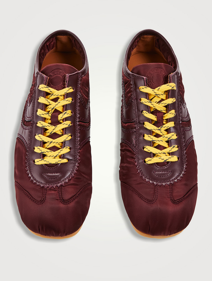 靴 DRIES VAN NOTEN DRIES VAN NOTEN Leather Sneakers | Holt Renfrew