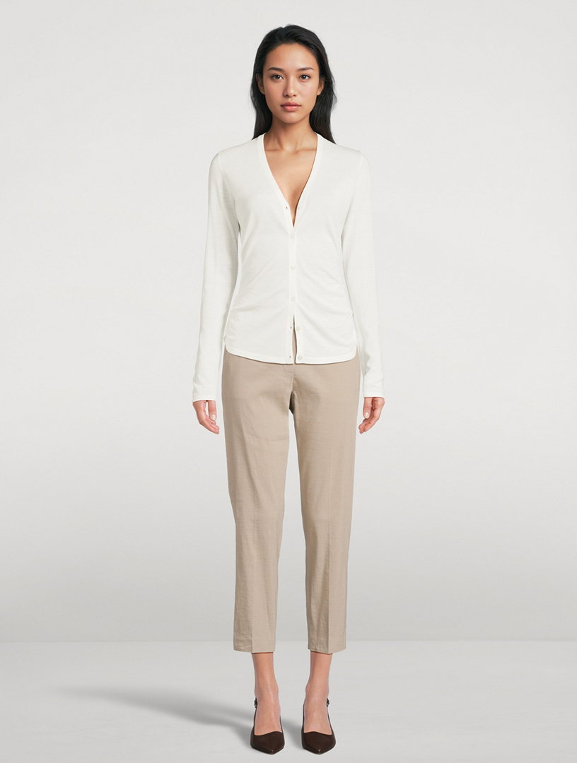 THEORY Regal Wool Cardigan | Holt Renfrew