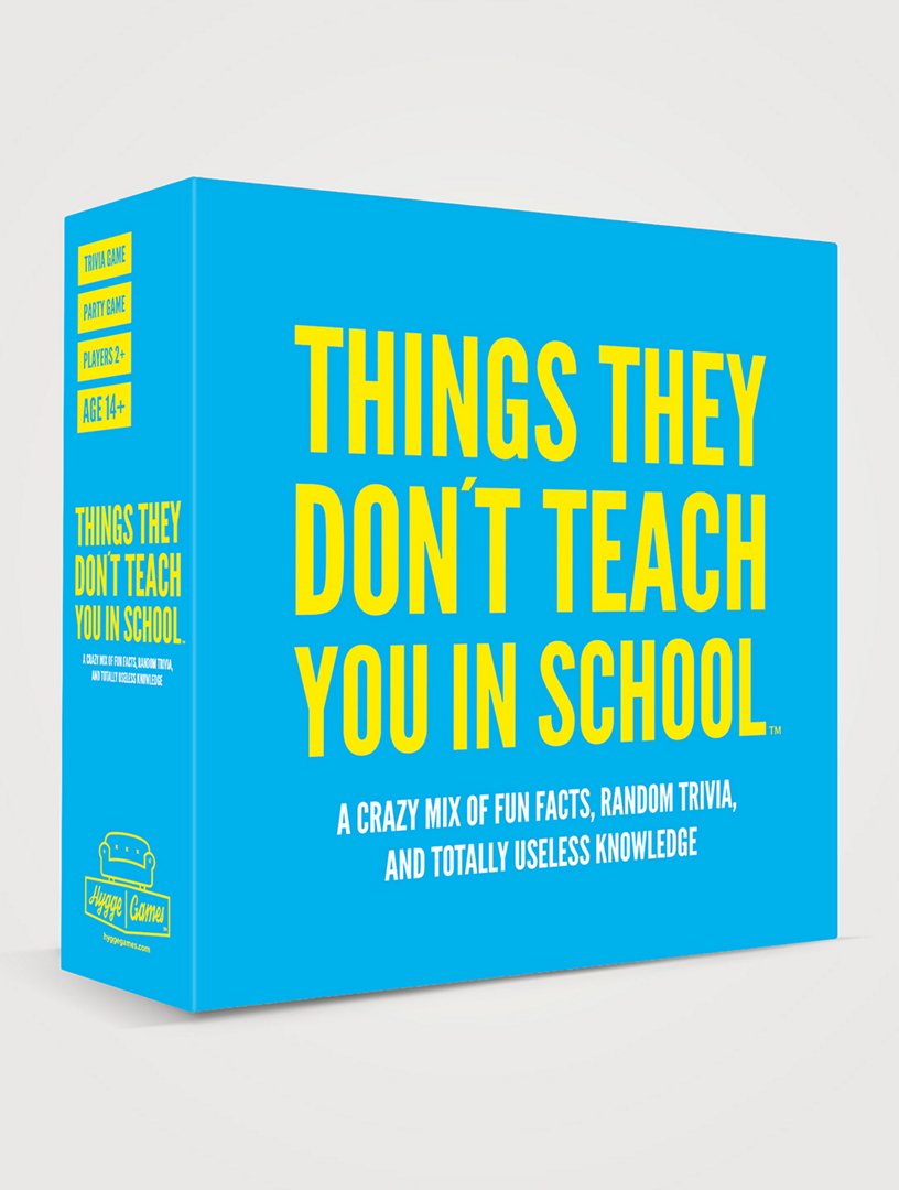 Things They Don't Teach You In School Board Game