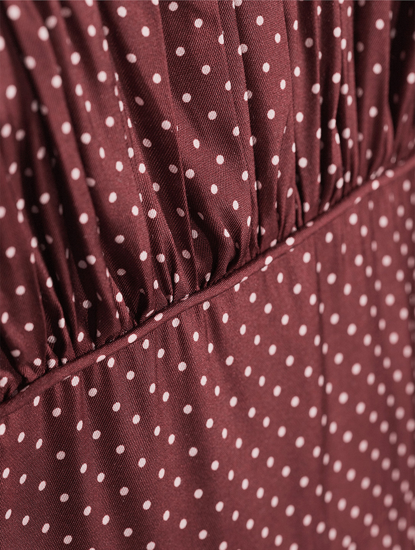 DOEN Rosaria Dress In Polka Dot Print | Holt Renfrew