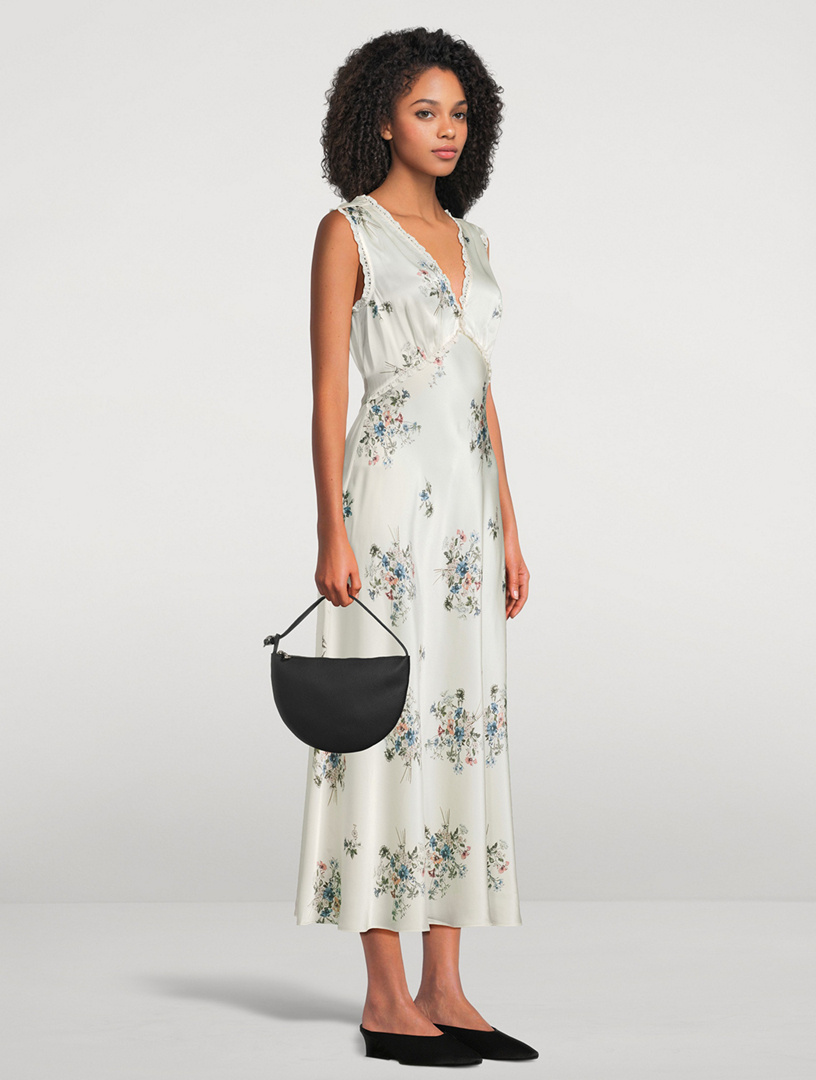 doen tahlia silk dress Doen Tahlia Floral Silk Midi Dress by Doen