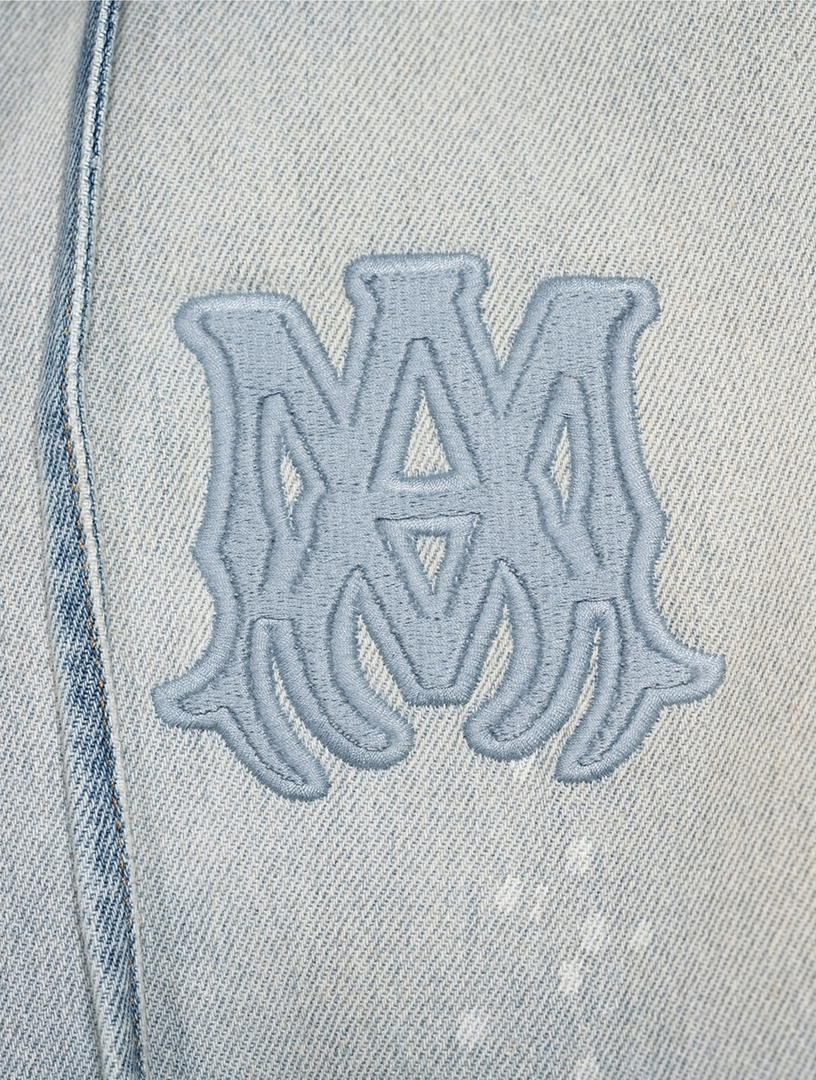 AMIRI MA Denim Zip Hoodie | Holt Renfrew
