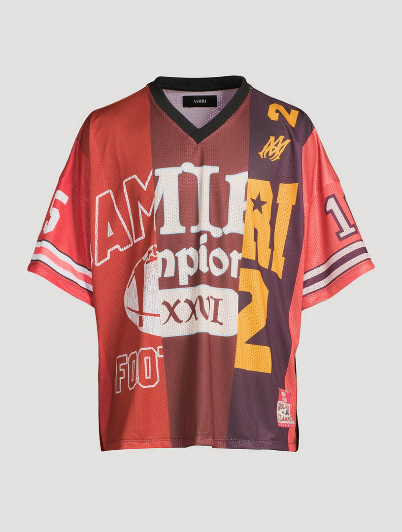 Spliced Oversized Mesh Tee