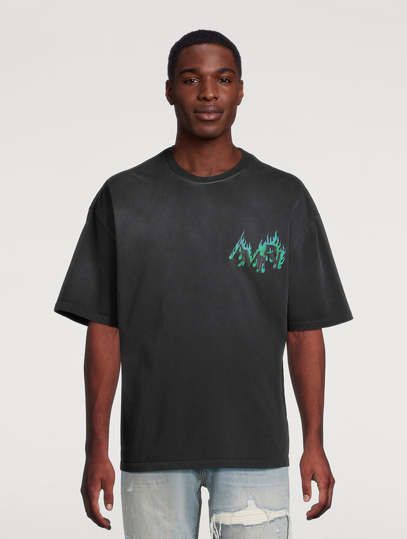 トップス AMIRI AMIRI Flames Logo T-Shirt | Holt Renfrew