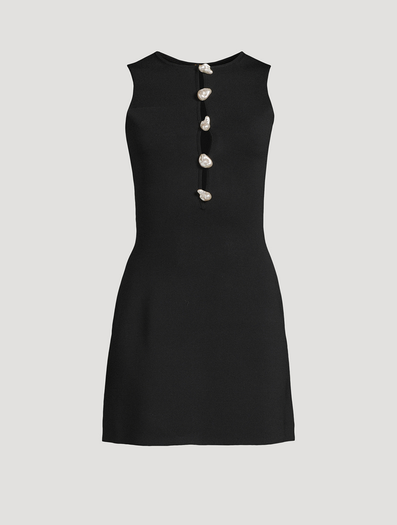 Doms Cut-Out Knit Mini Dress