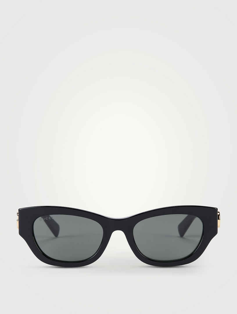 SAINT LAURENT SL M126 YSL Monogram Cat Eye Sunglasses | Holt Renfrew