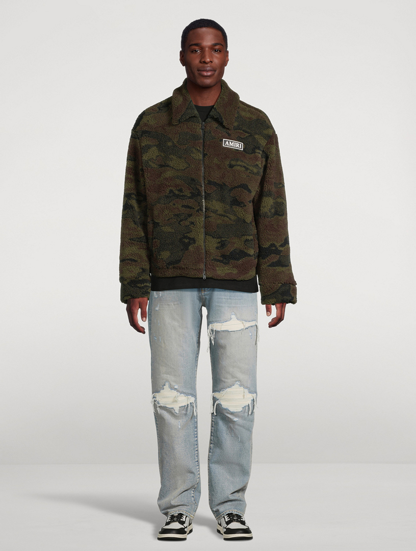 AMIRI Fleece Camo Jacket | Holt Renfrew
