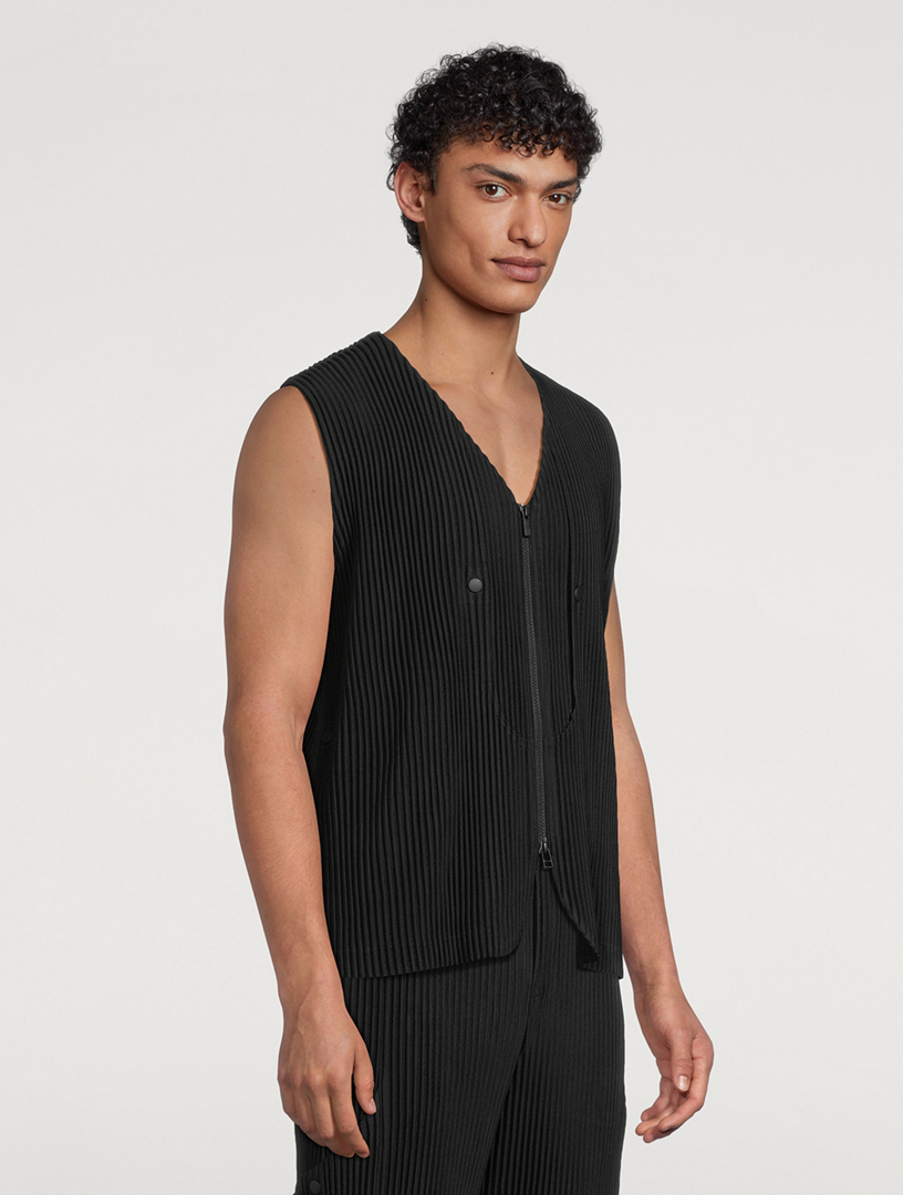 トップス 82AW ISSEY MIYAKE MEN Gimmick Zip Vest HOMME PLISSÉ ISSEY MIYAKE Quarry Zip Vest | Holt Renfrew
