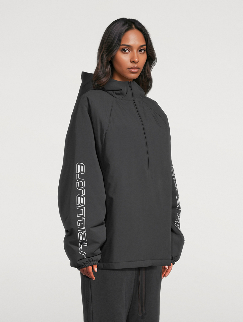 FEAR OF GOD ESSENTIALS Tech Nylon Half-Zip Anorak Jacket | Holt