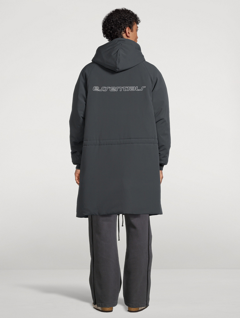 FEAR OF GOD ESSENTIALS Tech Nylon Hooded Parka | Holt Renfrew