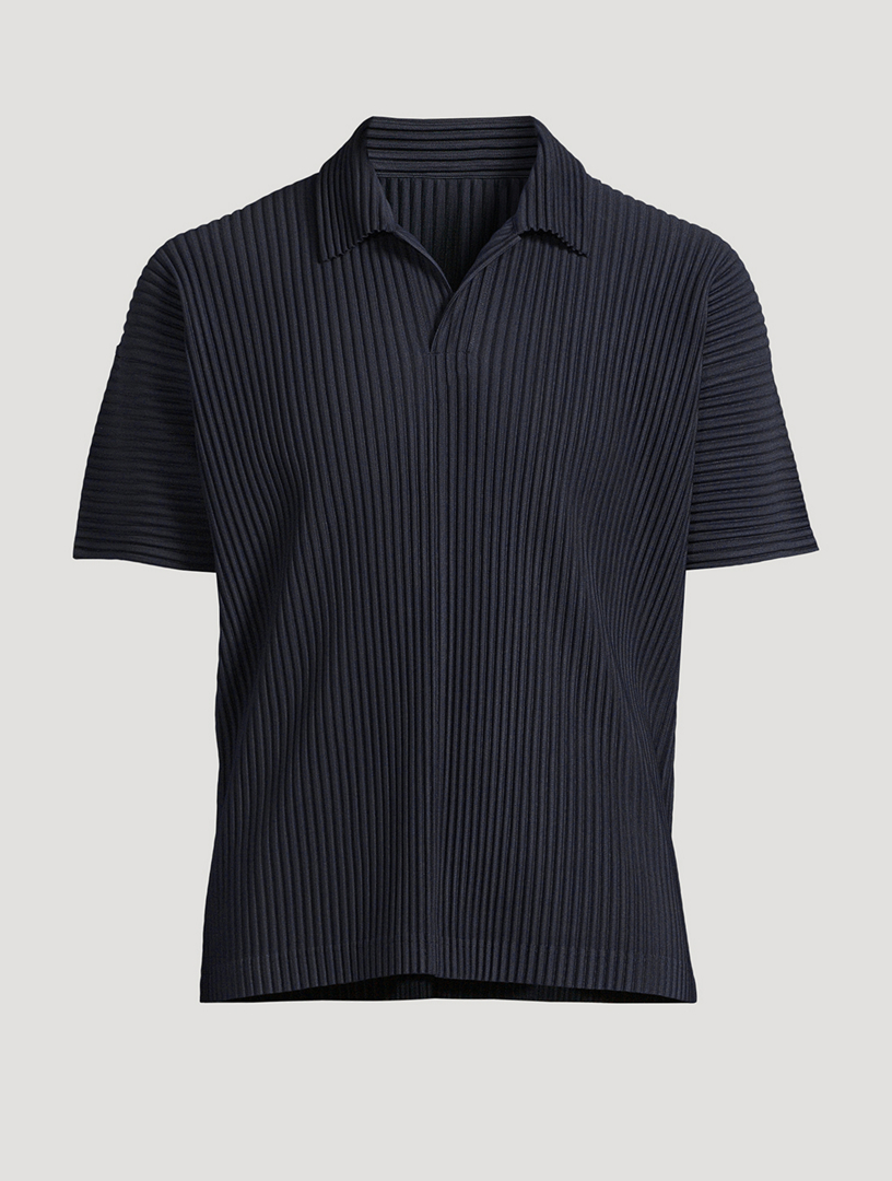 HOMME PLISSÉ ISSEY MIYAKE Short-Sleeve Polo Shirt | Holt Renfrew