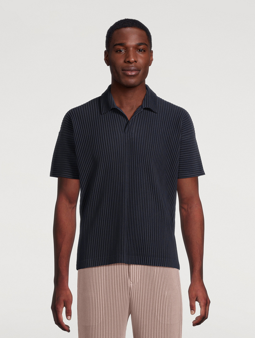 HOMME PLISSÉ ISSEY MIYAKE Short-Sleeve Polo Shirt | Holt Renfrew