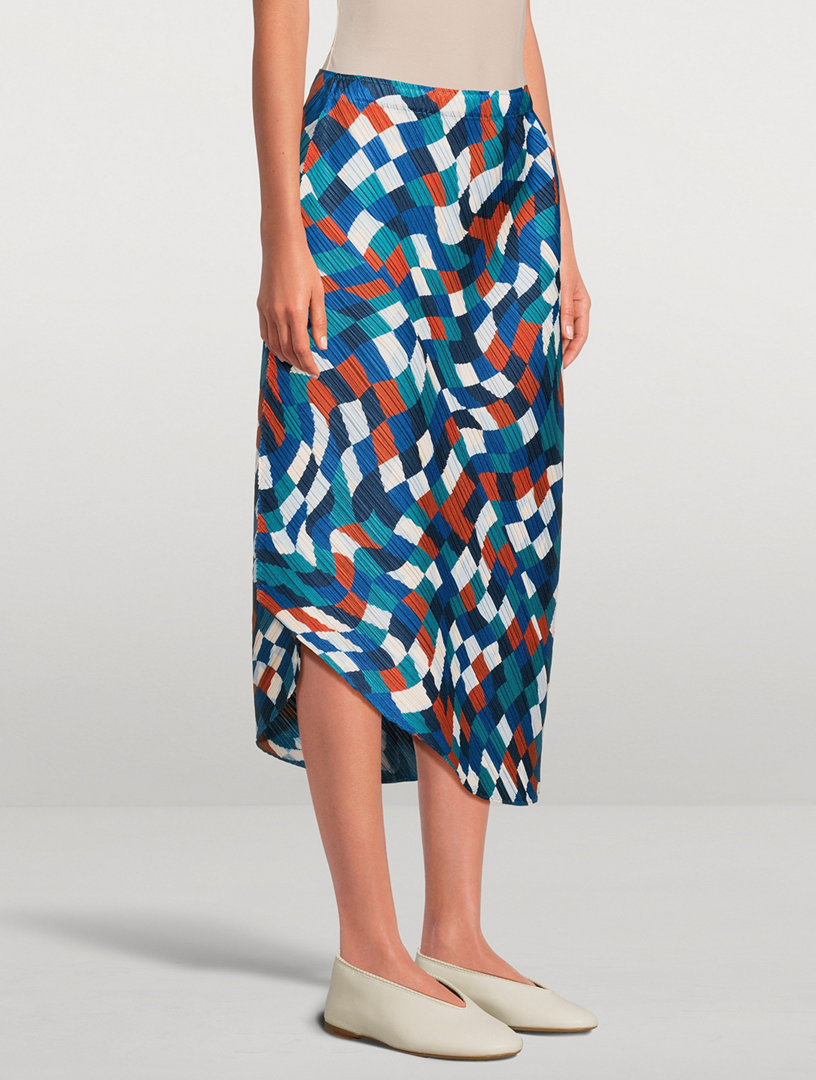 PLEATS PLEASE ISSEY MIYAKE Dancing Square Skirt | Holt Renfrew