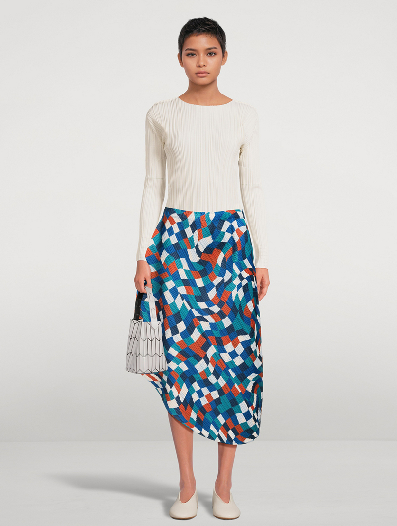 PLEATS PLEASE ISSEY MIYAKE Dancing Square Skirt | Holt Renfrew