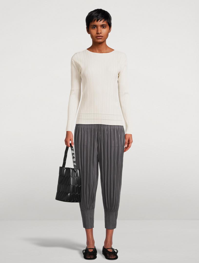 PLEATS PLEASE ISSEY MIYAKE Fluffy Basics Pants | Holt Renfrew