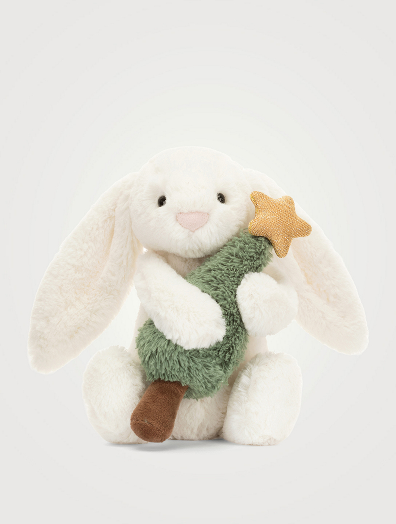 Bashful Bunny With Christmas Tree Plush Toy