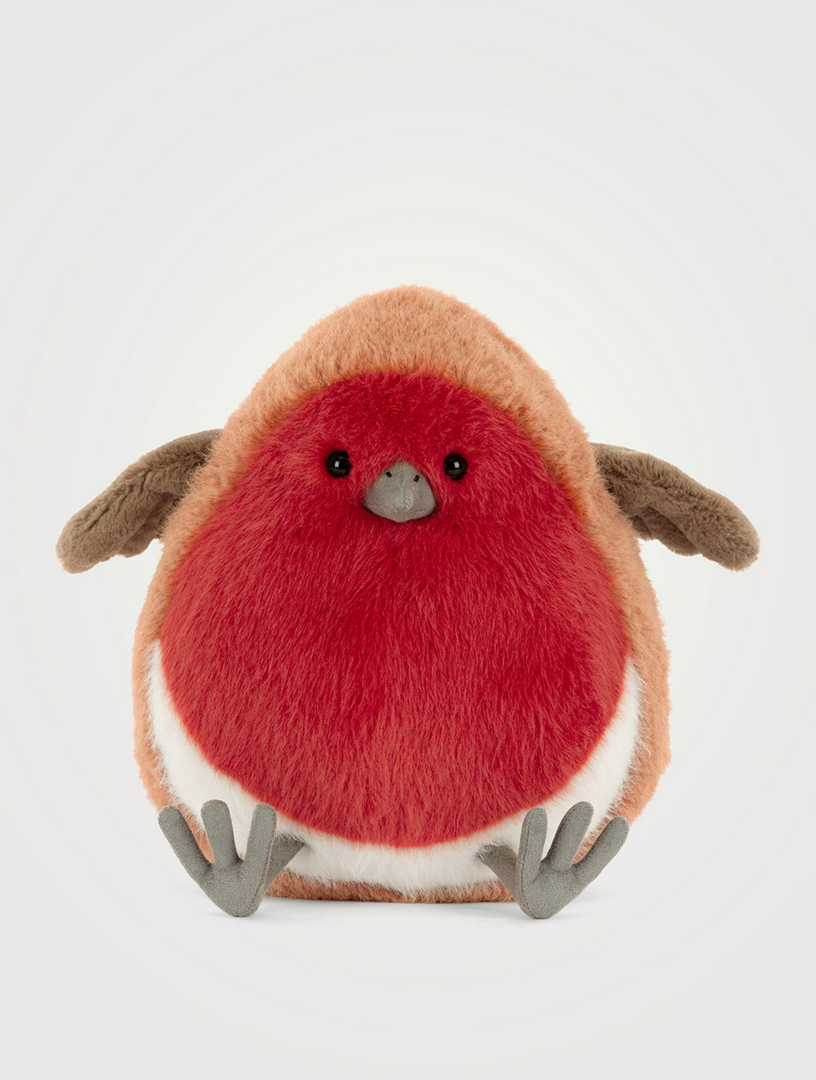 Plum Robin Plush Toy