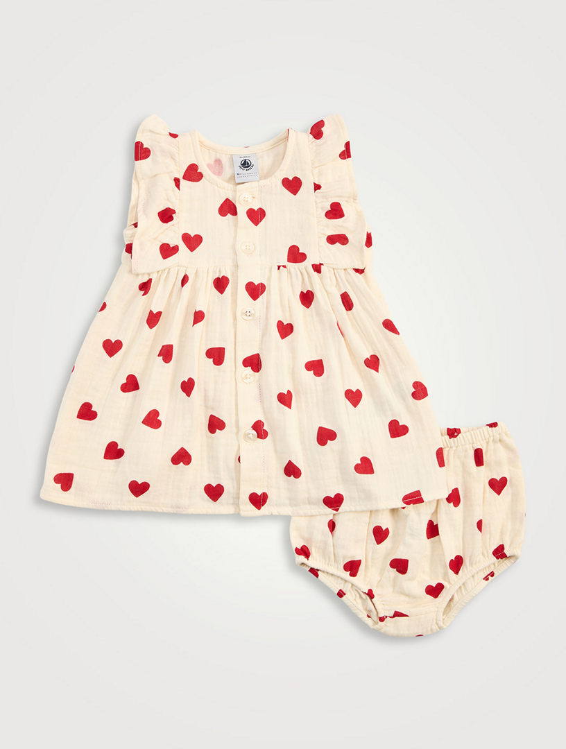 Robe en coton avec culotte bouffante