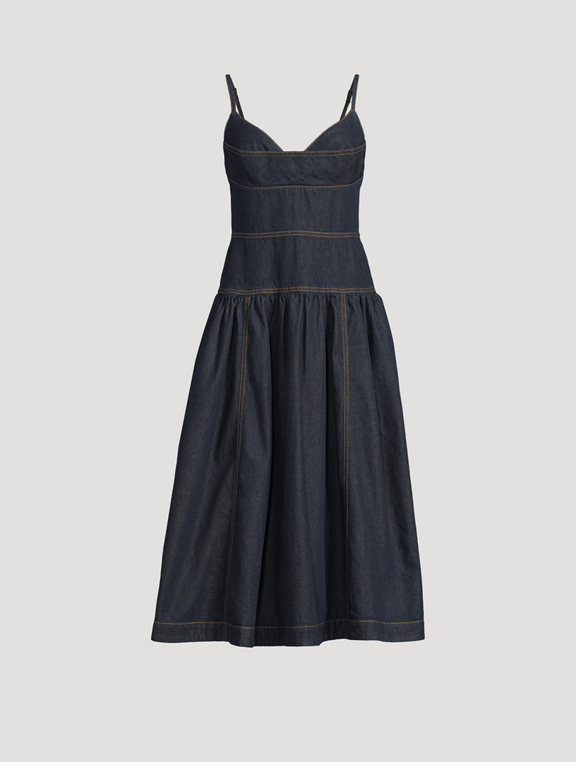 knee length dresses for ladies DL1961 Esme Denim Dress – Colibri Boutique main image 0