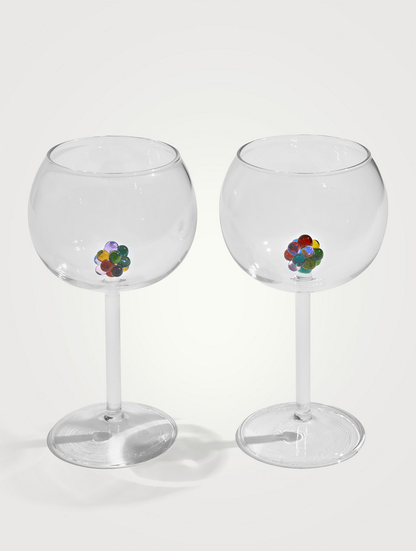 Two-Piece Bloom Wine Glasses