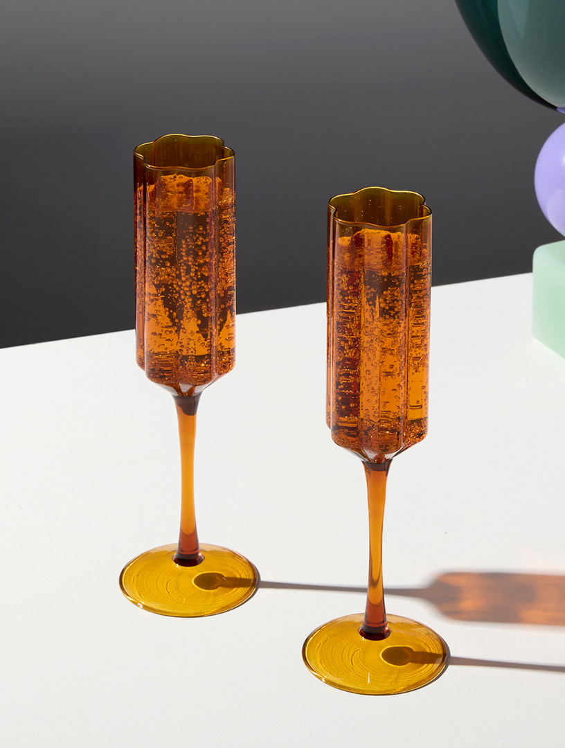 Two-Piece Wave Flutes