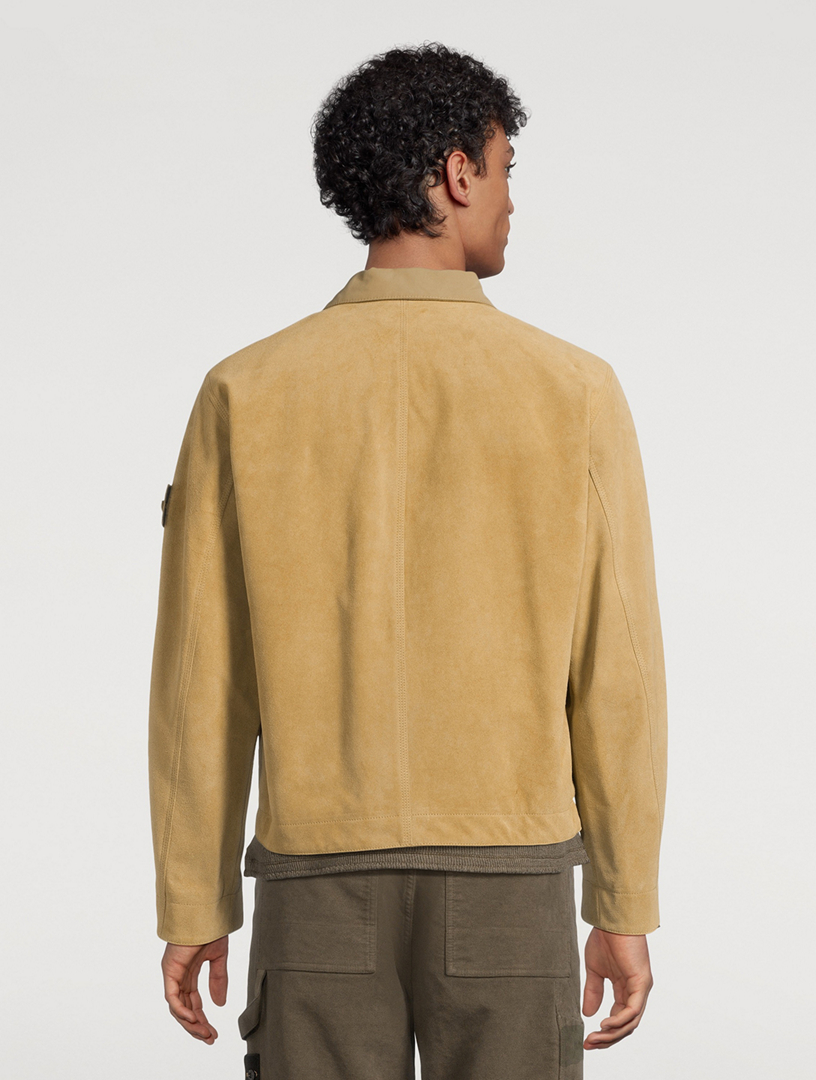 STONE ISLAND Ghost Suede Jacket | Holt Renfrew
