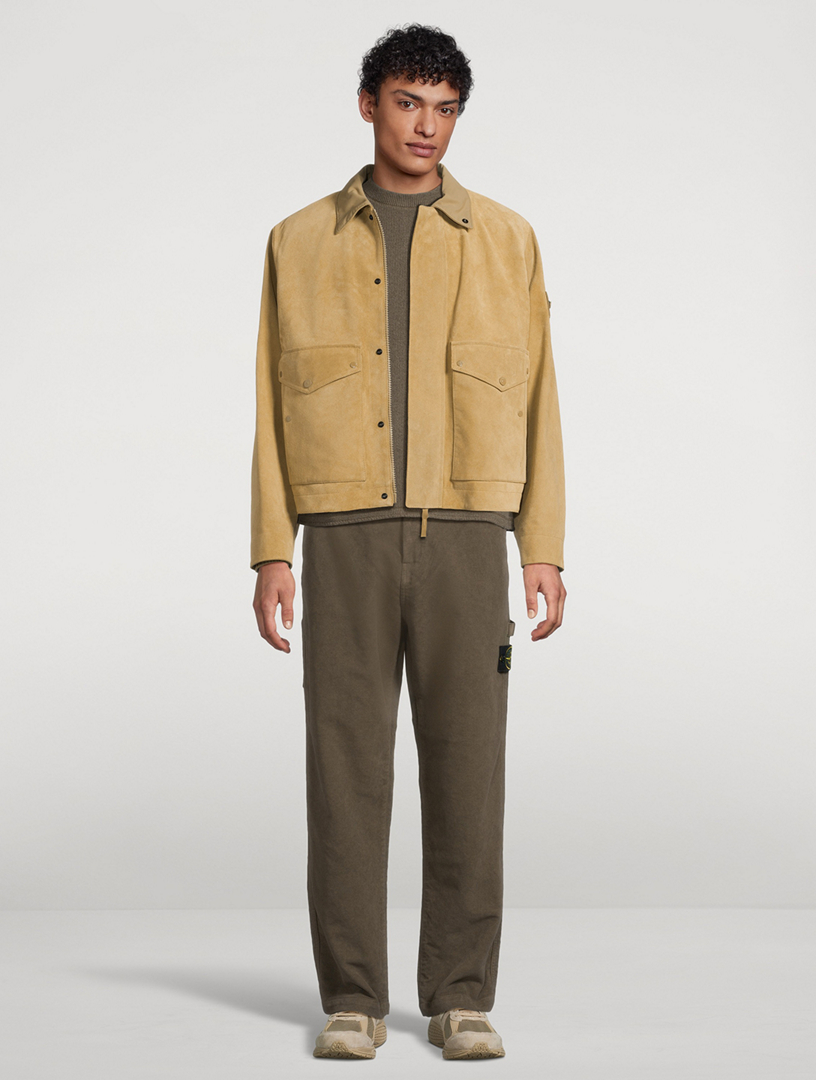 STONE ISLAND Ghost Suede Jacket | Holt Renfrew