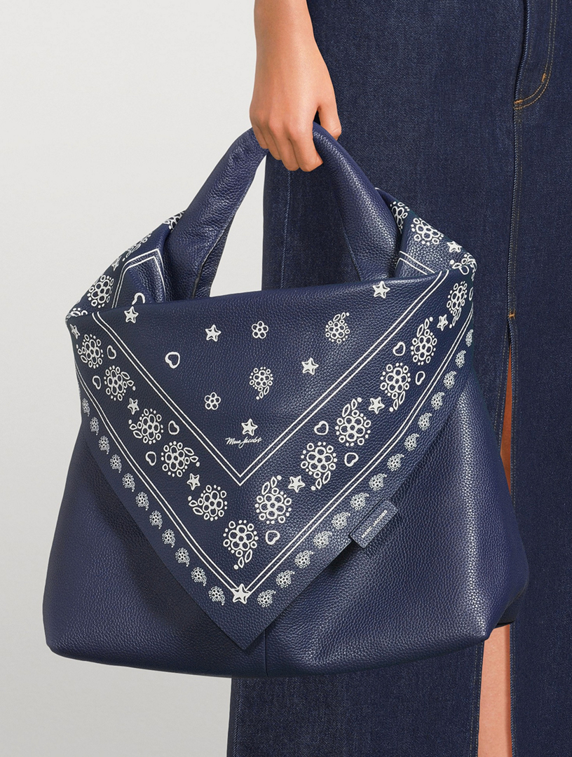 MARC JACOBS The Sack Bandana Leather Shoulder Bag | Holt Renfrew