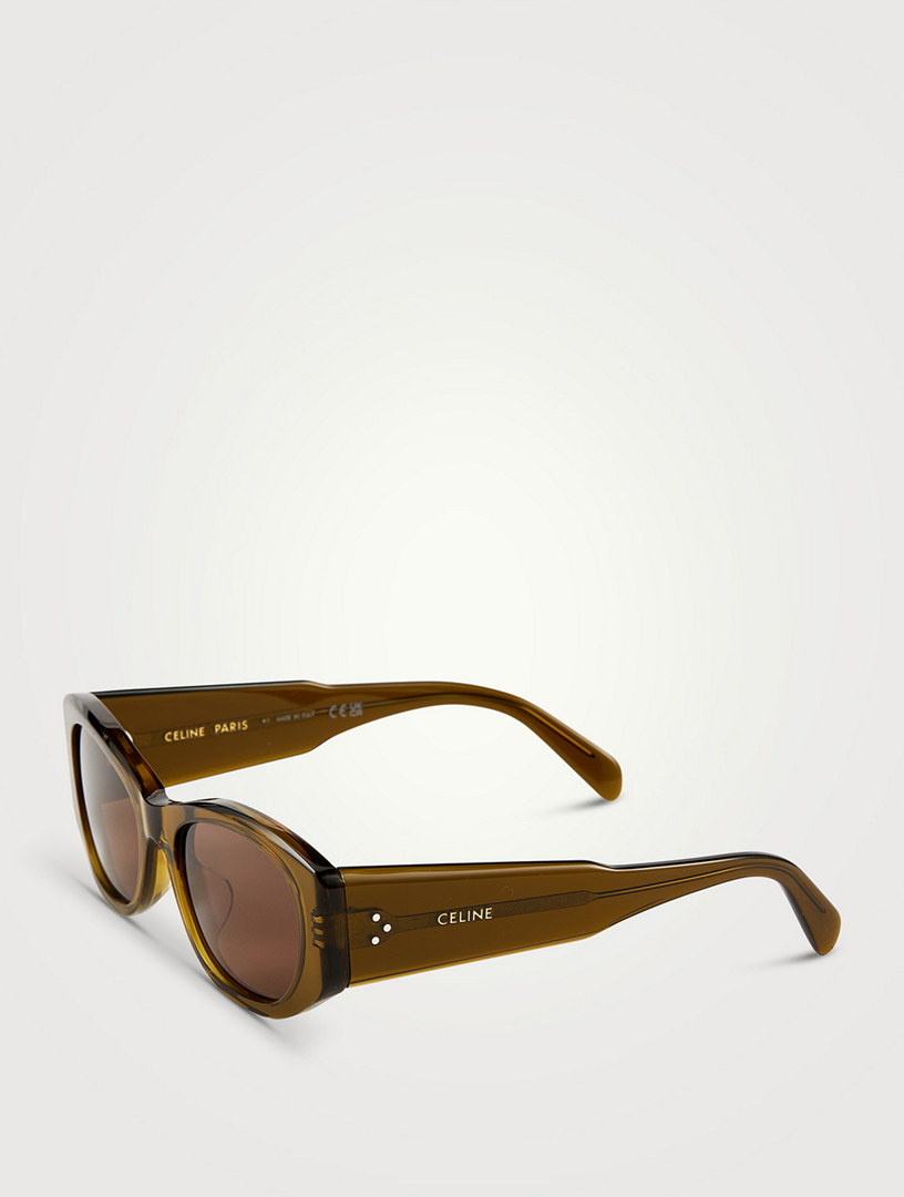 CELINE CELINE 3 Dots Rectangular Sunglasses | Holt Renfrew