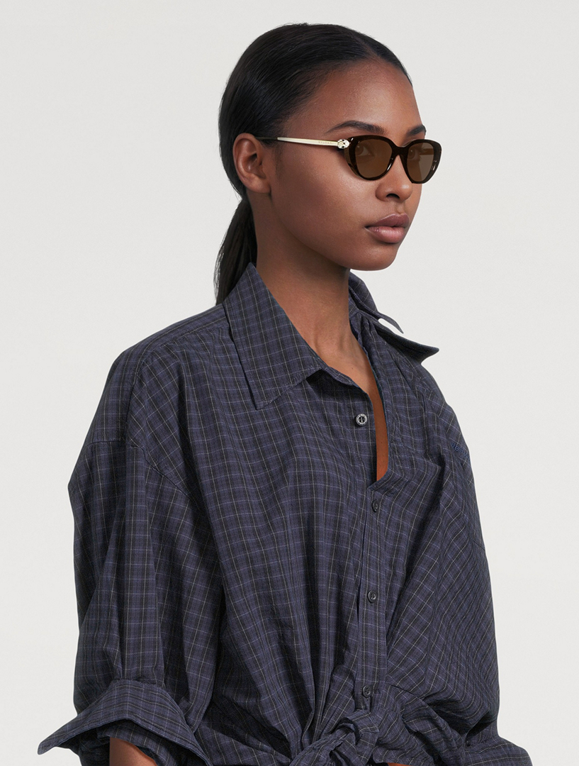 BVLGARI バーガンディ キャットアイ サングラス BVLGARI Serpenti Forever Cat Eye Sunglasses | Holt Renfrew