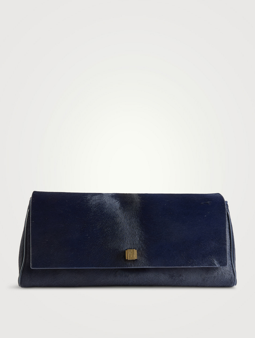 Audrey Calf Hair Clutch
