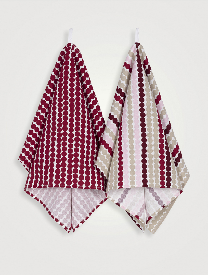 Set Of Two Pikku Rasymatto Tea Towels