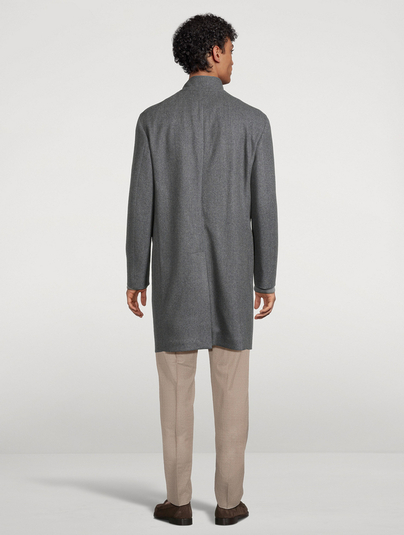 JACK VICTOR Wiktor Double Face Melton Wool Coat | Holt Renfrew