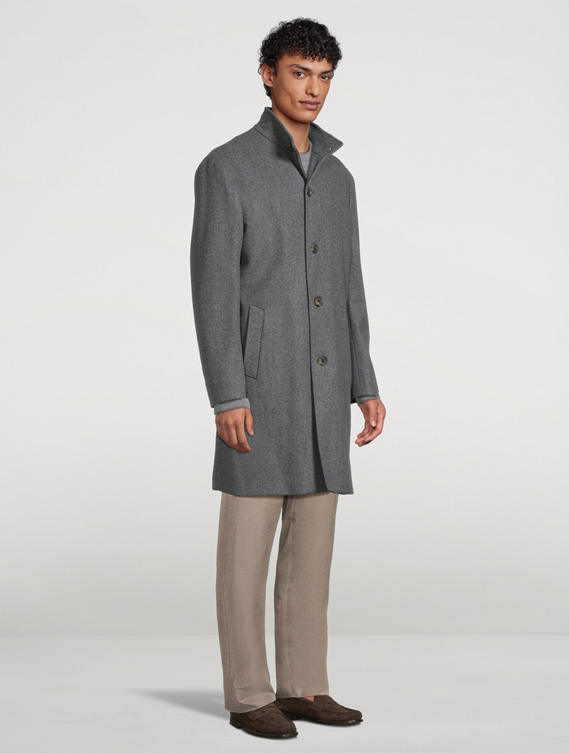 JACK VICTOR Wiktor Double Face Melton Wool Coat | Holt Renfrew
