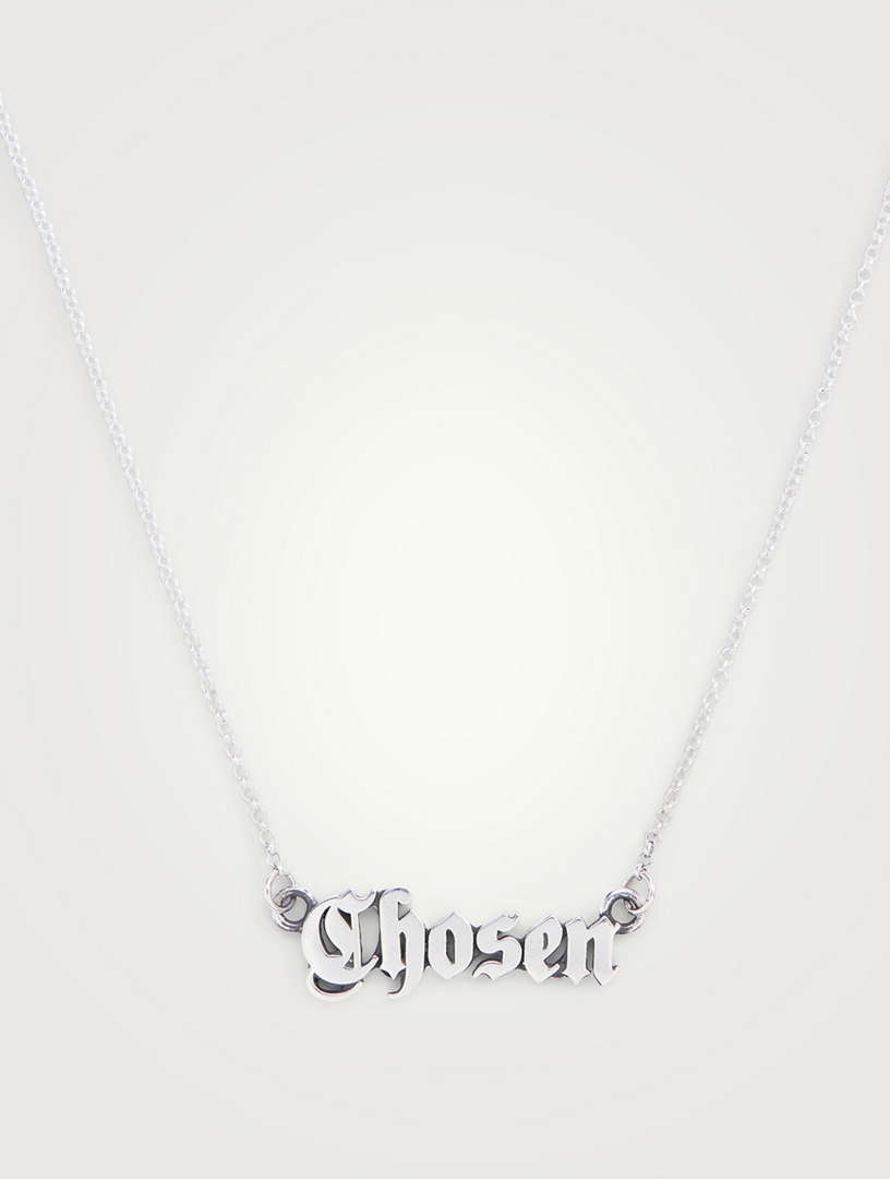 Silver Chosen Pendant Necklace