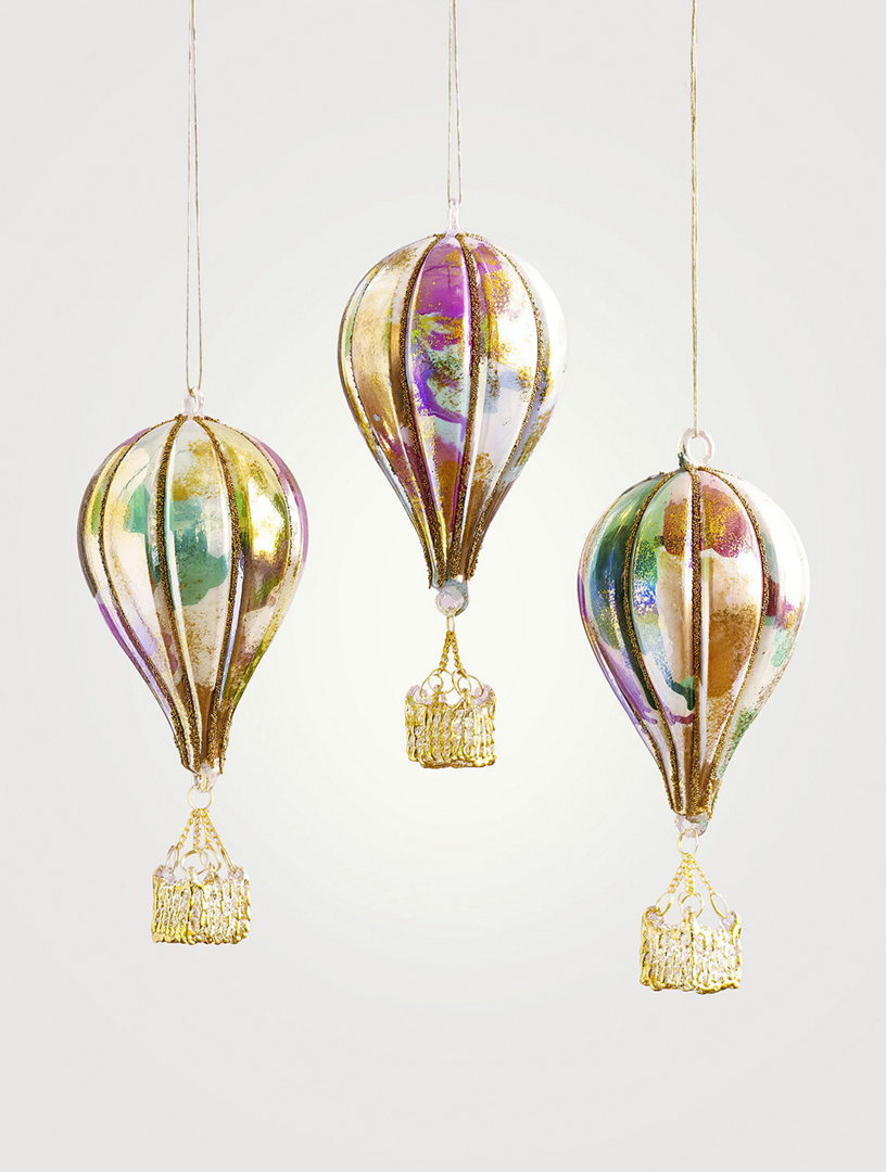 Glitterville Hot Air Balloon Ornament - Thumbnail 3